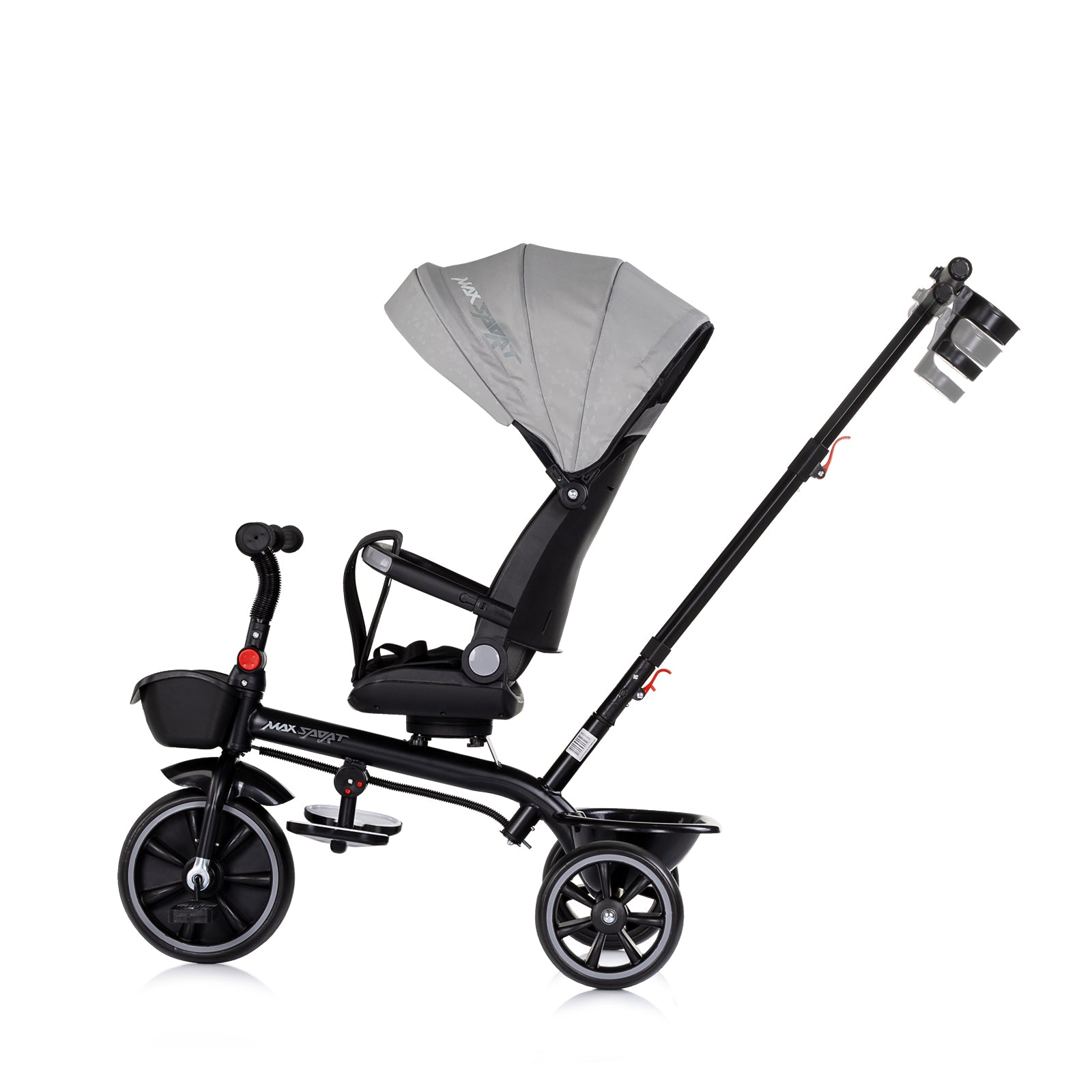 Триколка Със Сенник Max Sport Сива Chipolino