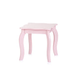 Комплект Тоалетка И Табуретка Розови