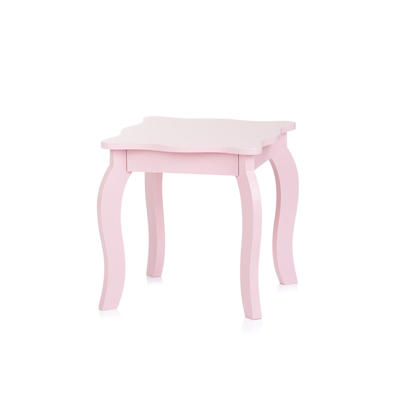 Комплект Тоалетка И Табуретка Розови