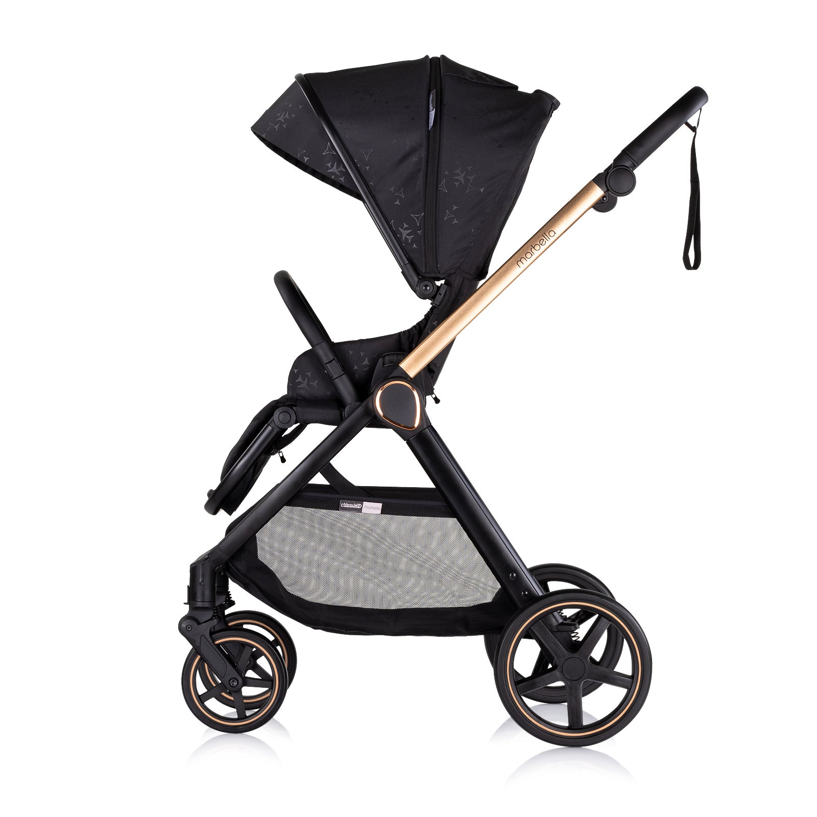 Cărucior pentru bebeluși 3 în 1 „Marbella” Blackberry
