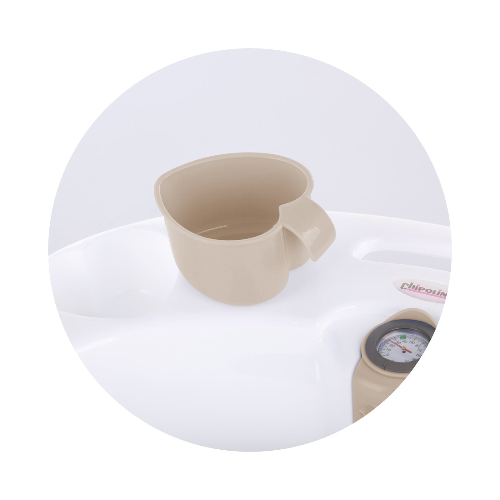 Вана с подложка и стойка Вела(87см)-мока --- BebeMama