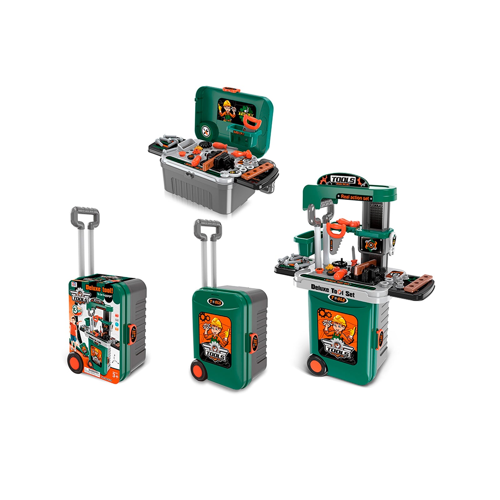 К-Т С Инструменти 3 В 1 /Куфар, Масичка/