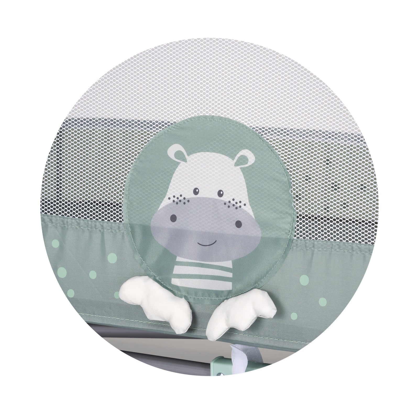 Tarc portabil „Capri” Verde Hippo