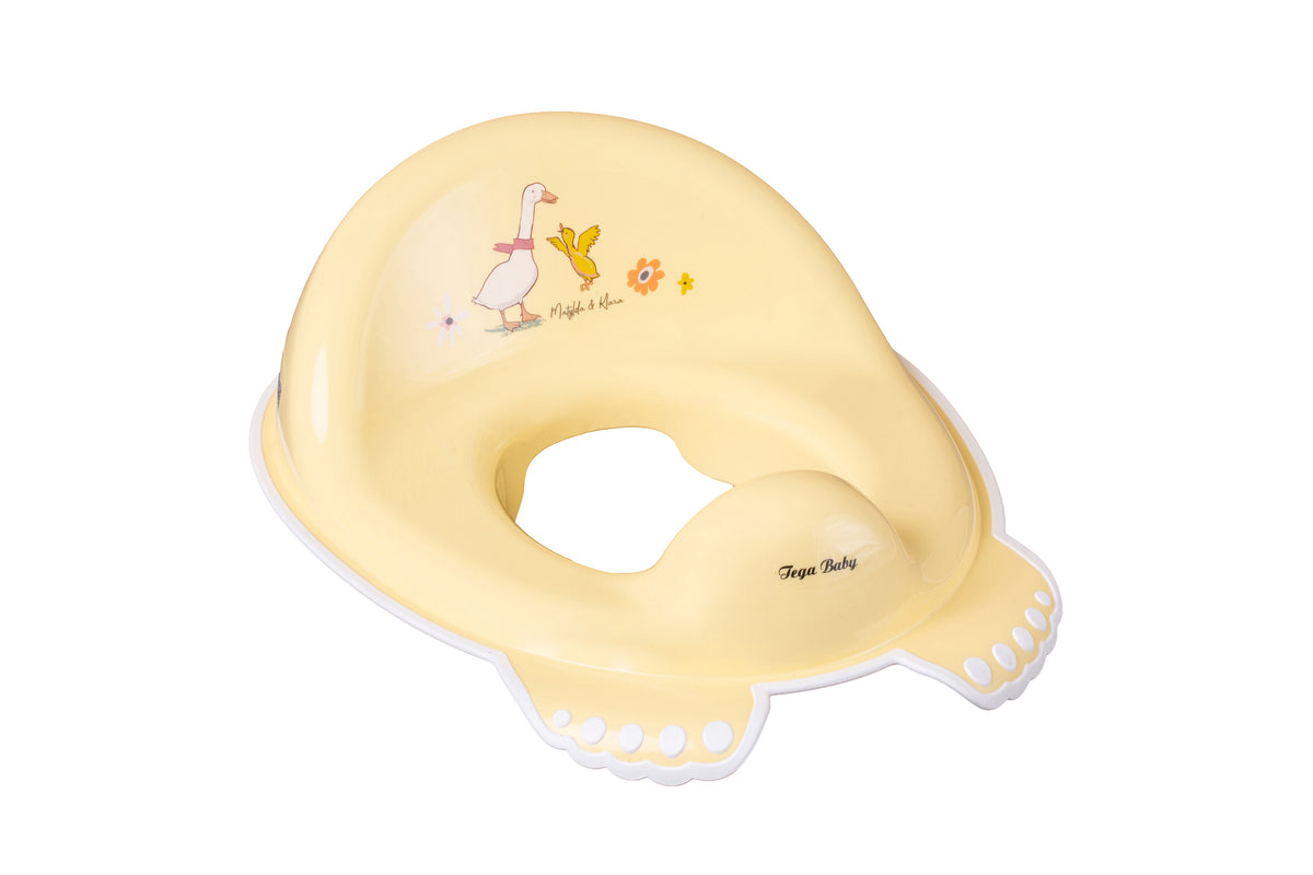 Capac de toaletă „Poveste din pădure” galben