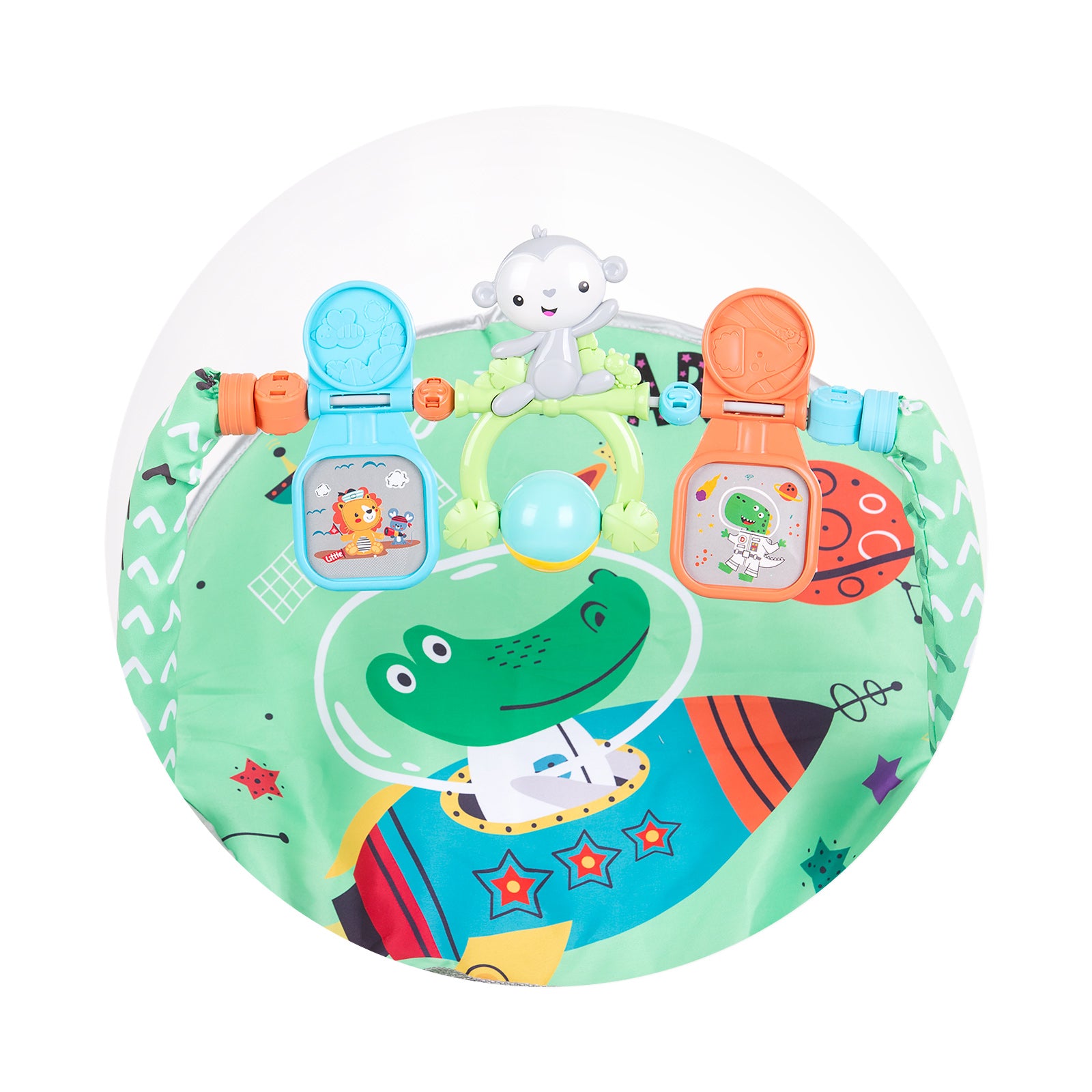 Музикален Шезлонг "baby Spa"зелен Chipolino