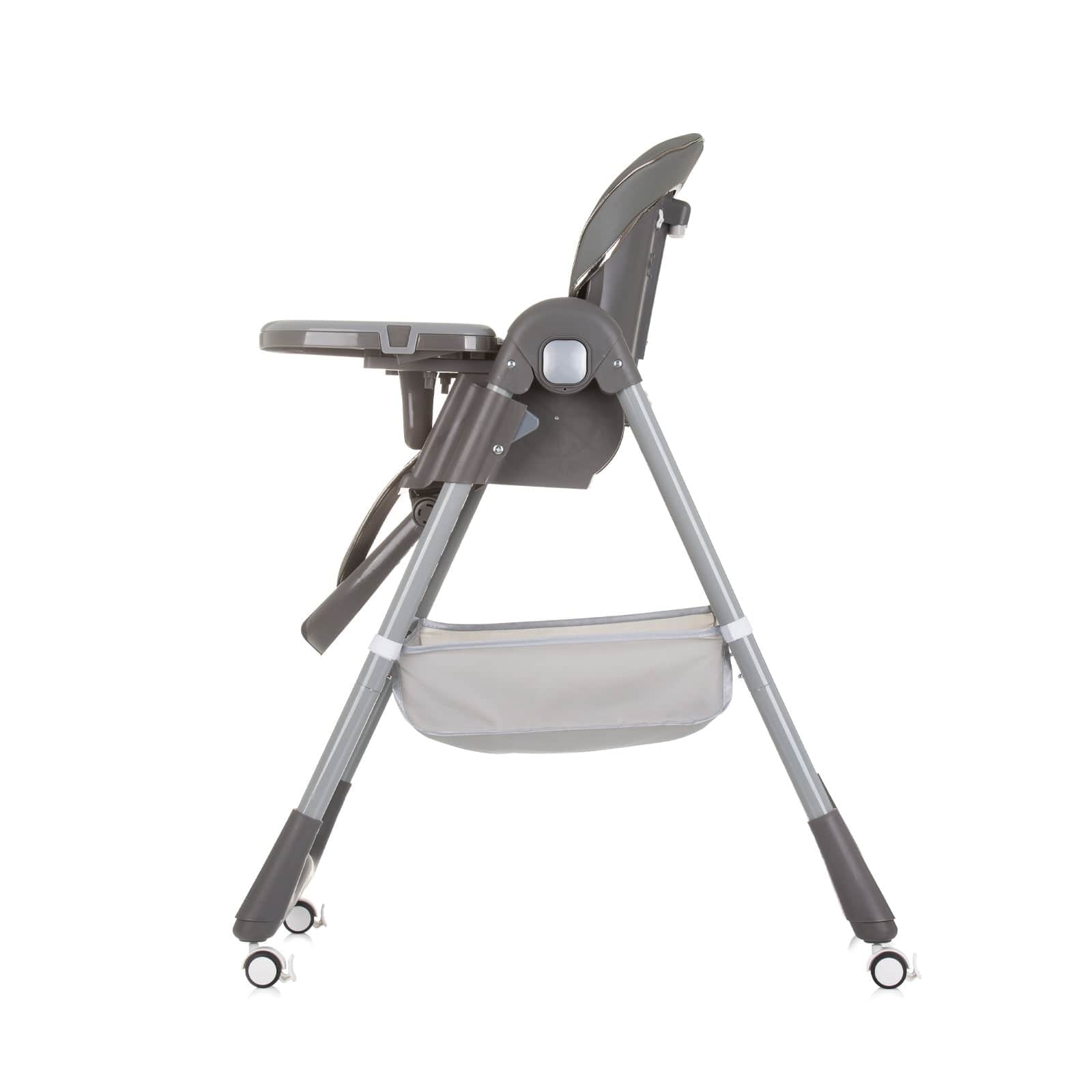 Scaun înalt „First Spoon” Gri