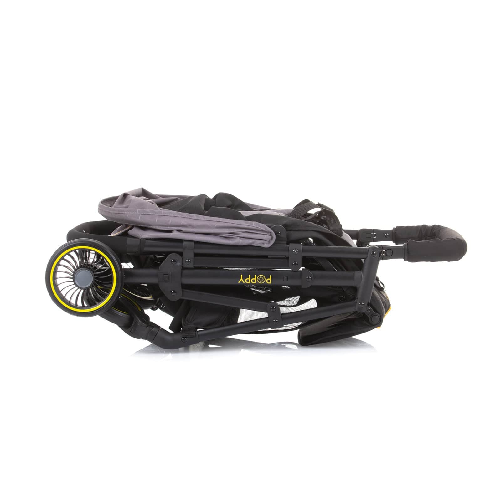 Cărucior pentru bebeluși 0+ "Poppy" Grafit