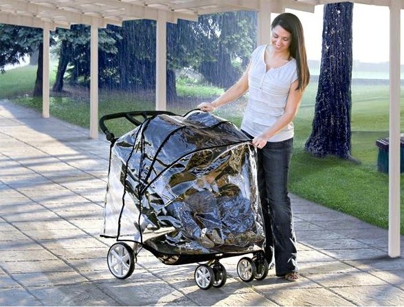 Дъждобран За Количка Britax B-Agile Double --- BebeMama