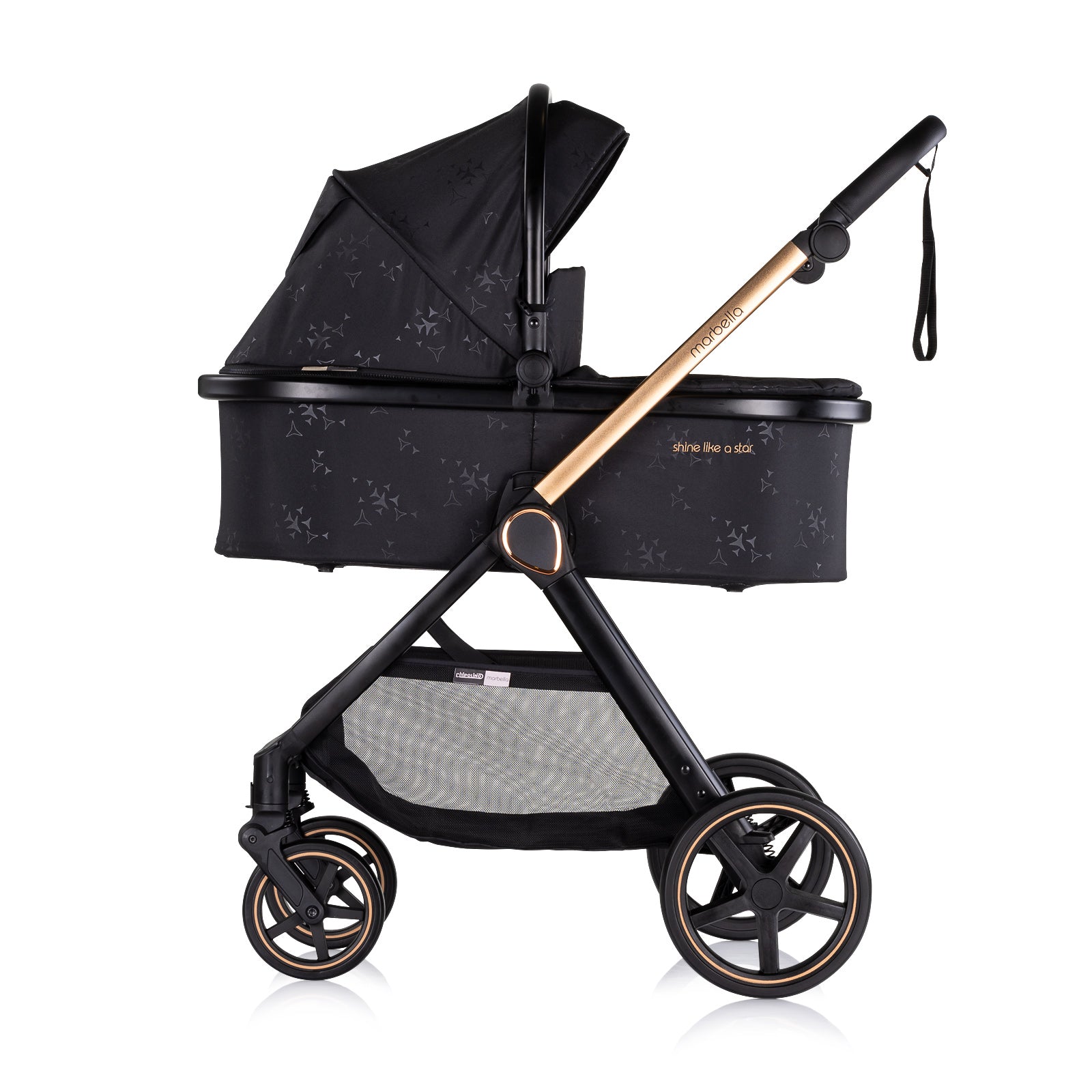 Cărucior pentru bebeluși 3 în 1 „Marbella” Blackberry