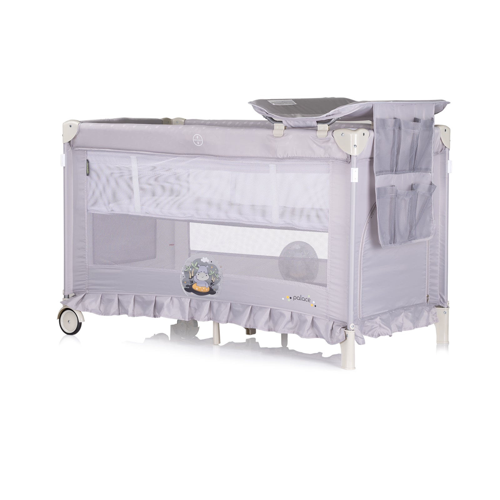 Детска Преносима Кошараpalace Хипо Сива