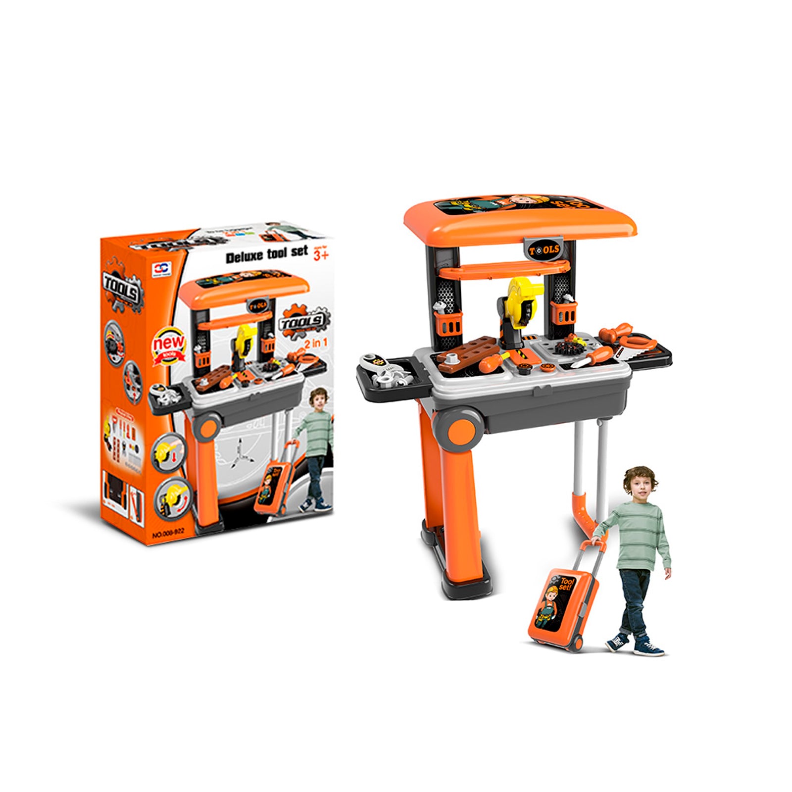 Куфар С Инструменти 2 В 1