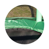 Trambulina mare pentru petreceri, 215 cm, verde