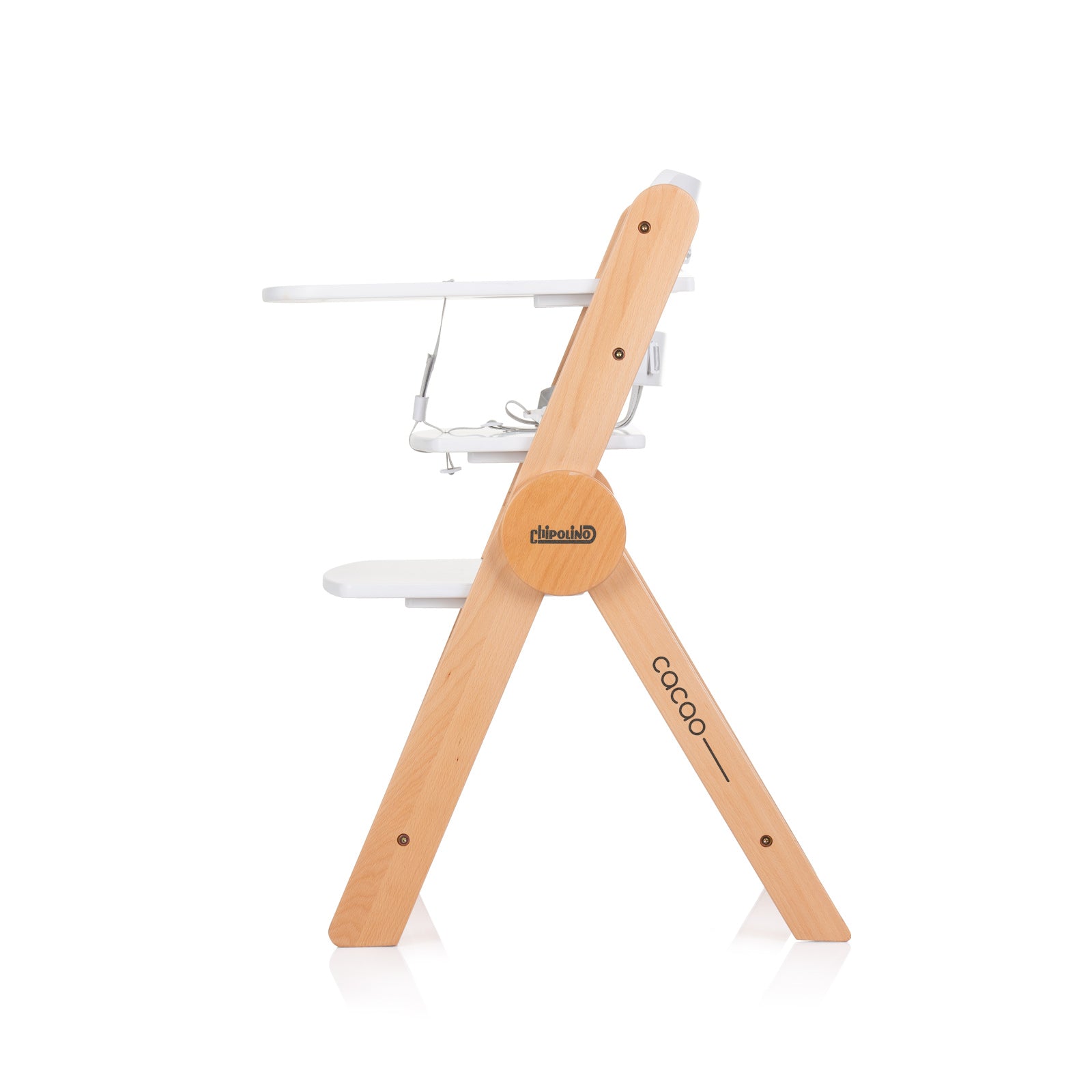 Столче За Хранене 2 В1 "Cacao" Бяло