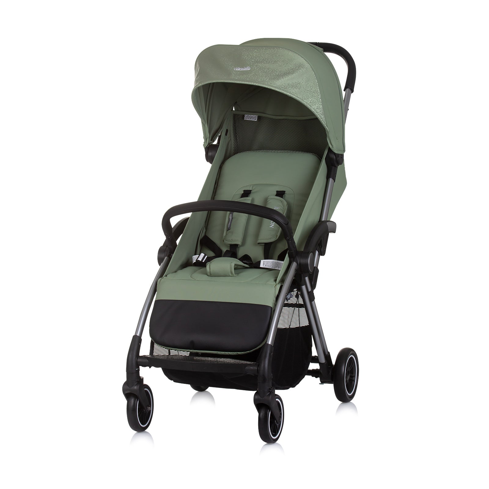 Cărucior pentru bebeluși 0+, până la 22" Illusion, Basilek