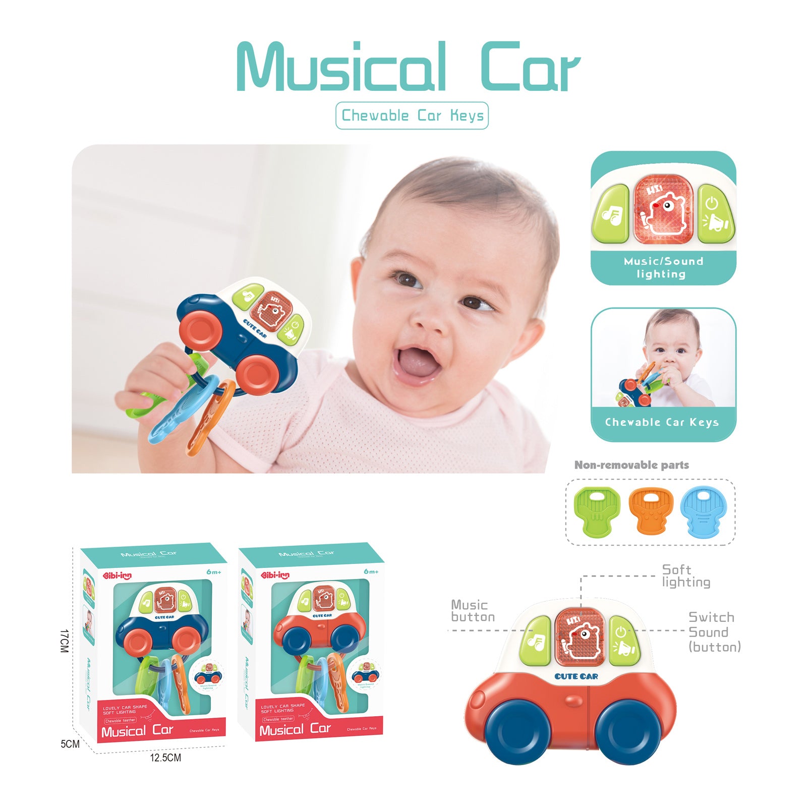 Беб.Гризалка Ключове С Музика