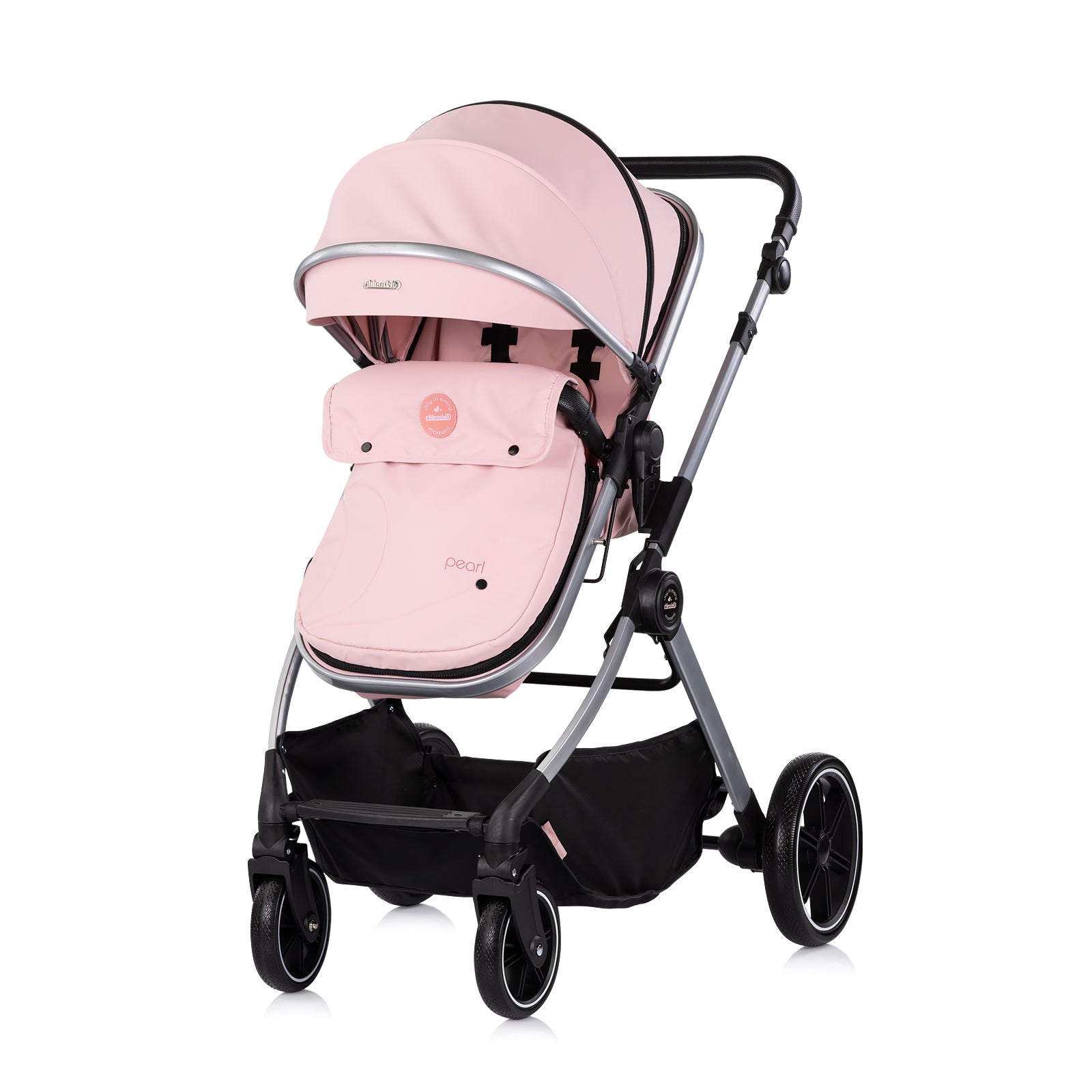 Детска Количка "pearl" Розова Пудра Chipolino