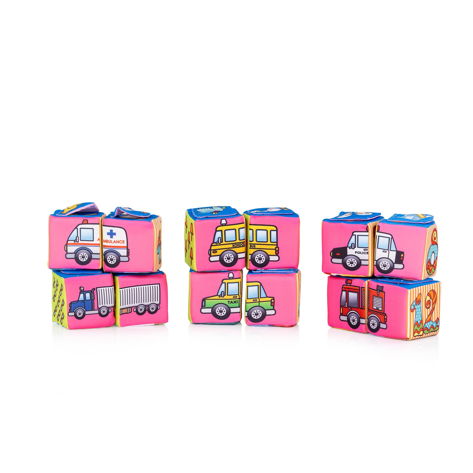 Комплект Меки Кубчета За Игра 12 Броя Chipolino