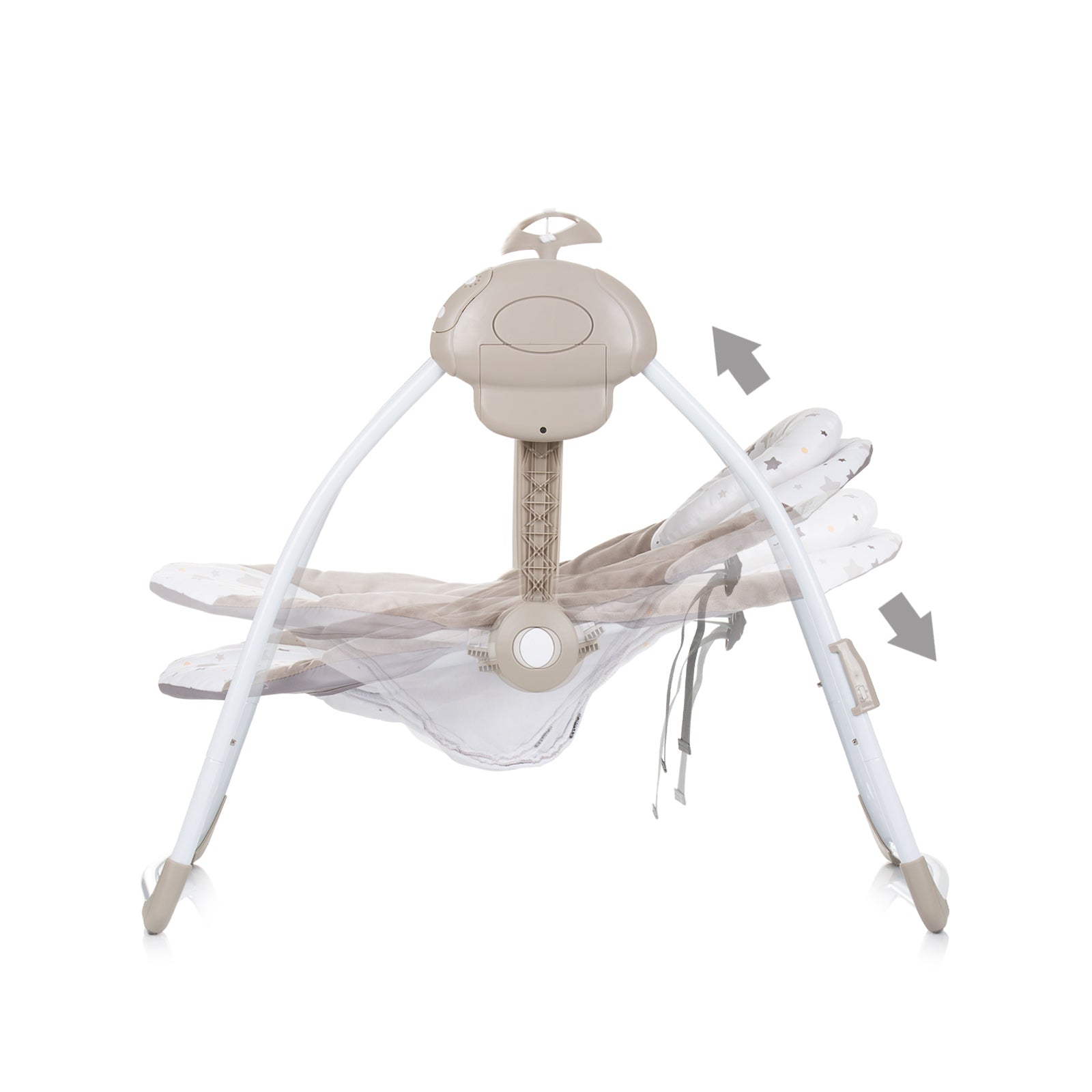 Електрическа Люлка "Moonlight" Макадамия --- BebeMama