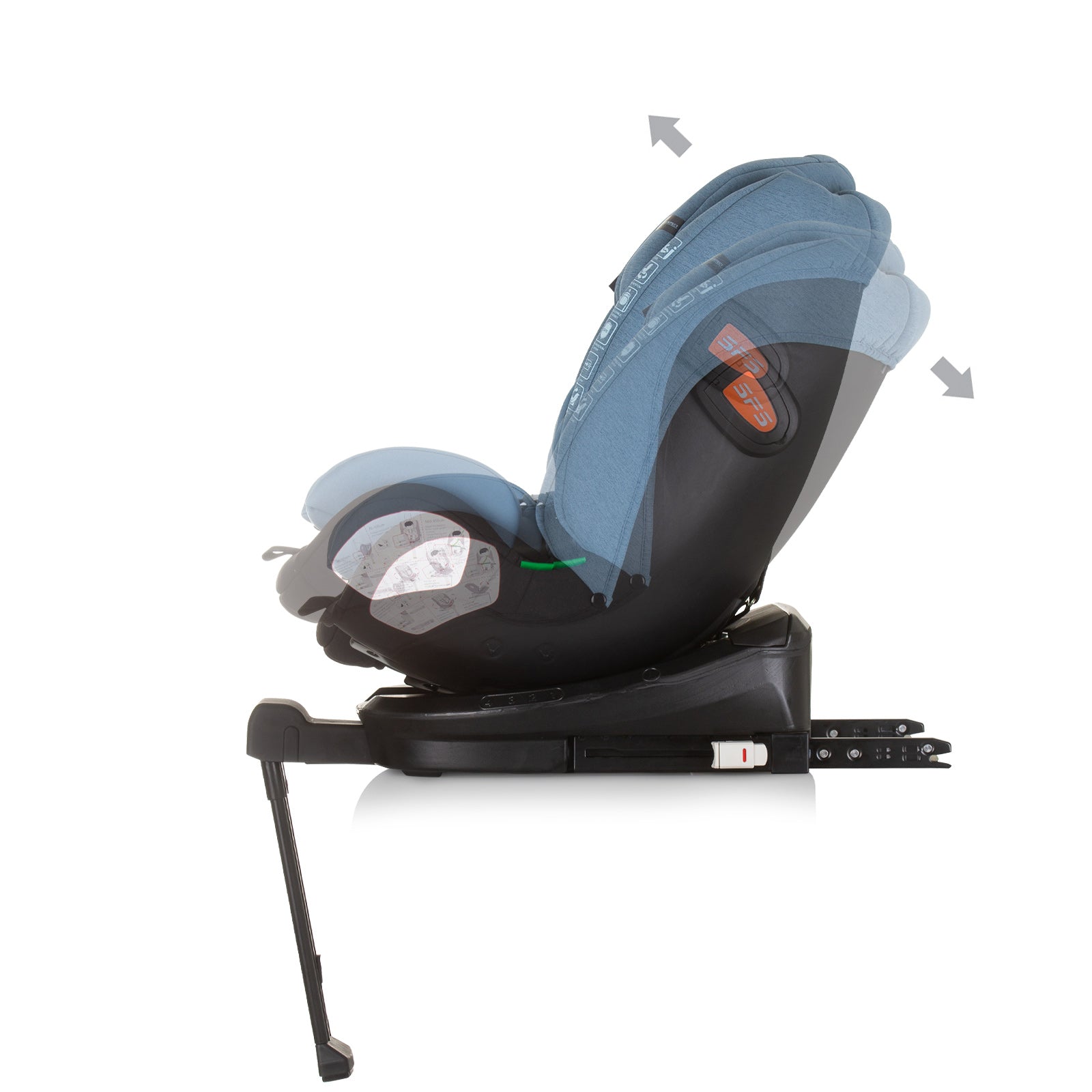 Ст.Кола 360 I-Size 40-150 Торино Синьо