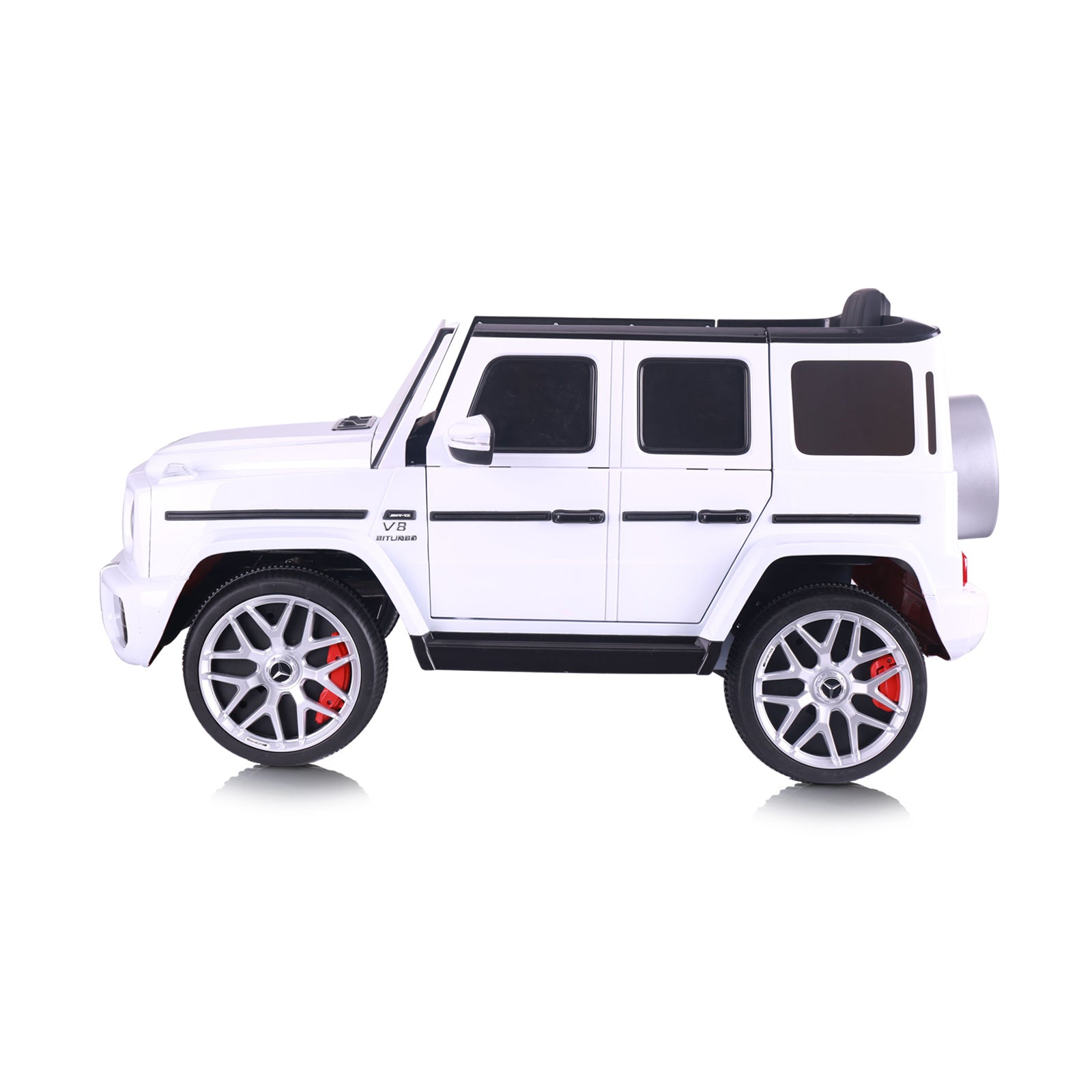 Джип Mercedesamg G63 Бял,evaгуми,коженa Chipolino