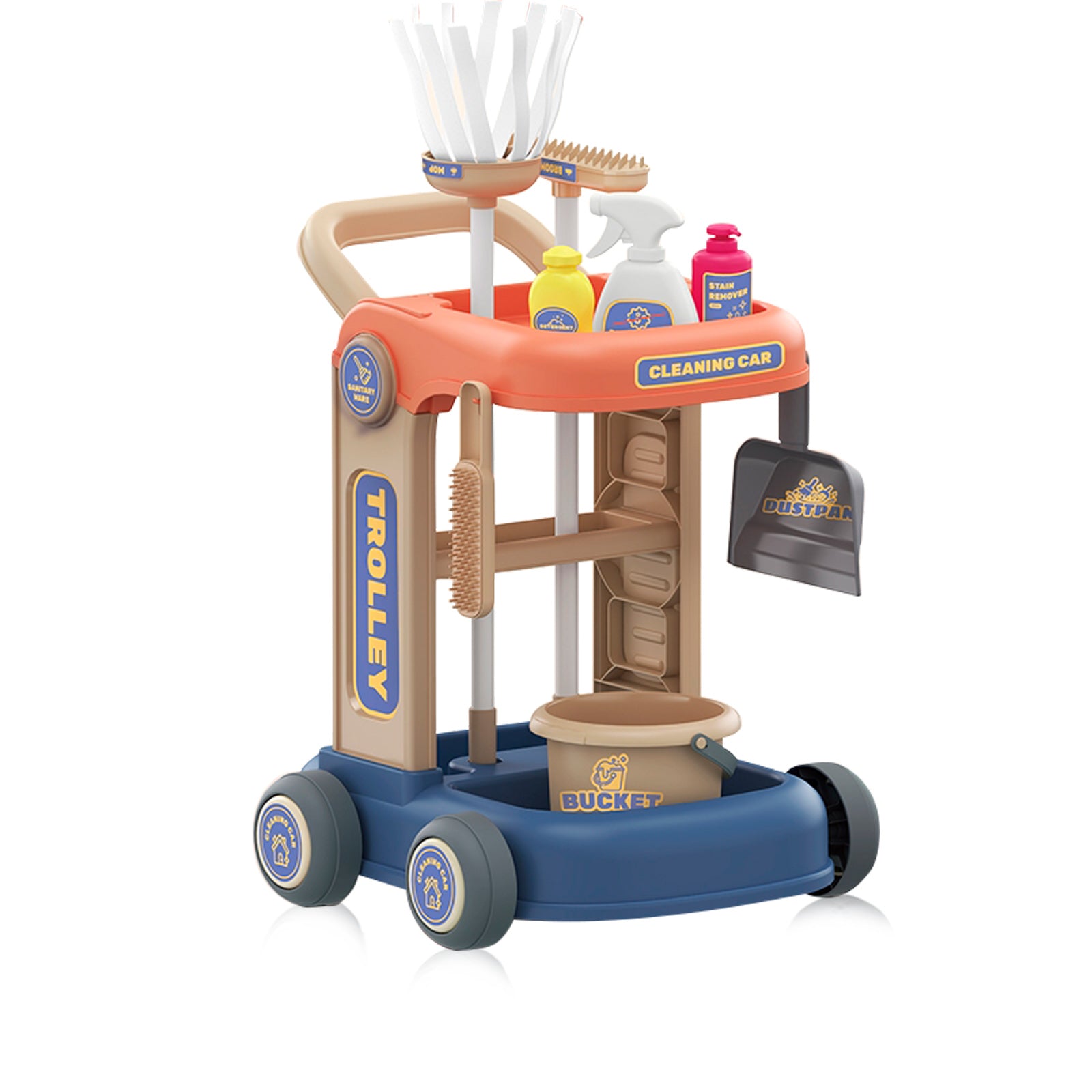 Количка За Почистване С Аксесоари