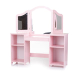 Комплект Тоалетка И Табуретка Розови