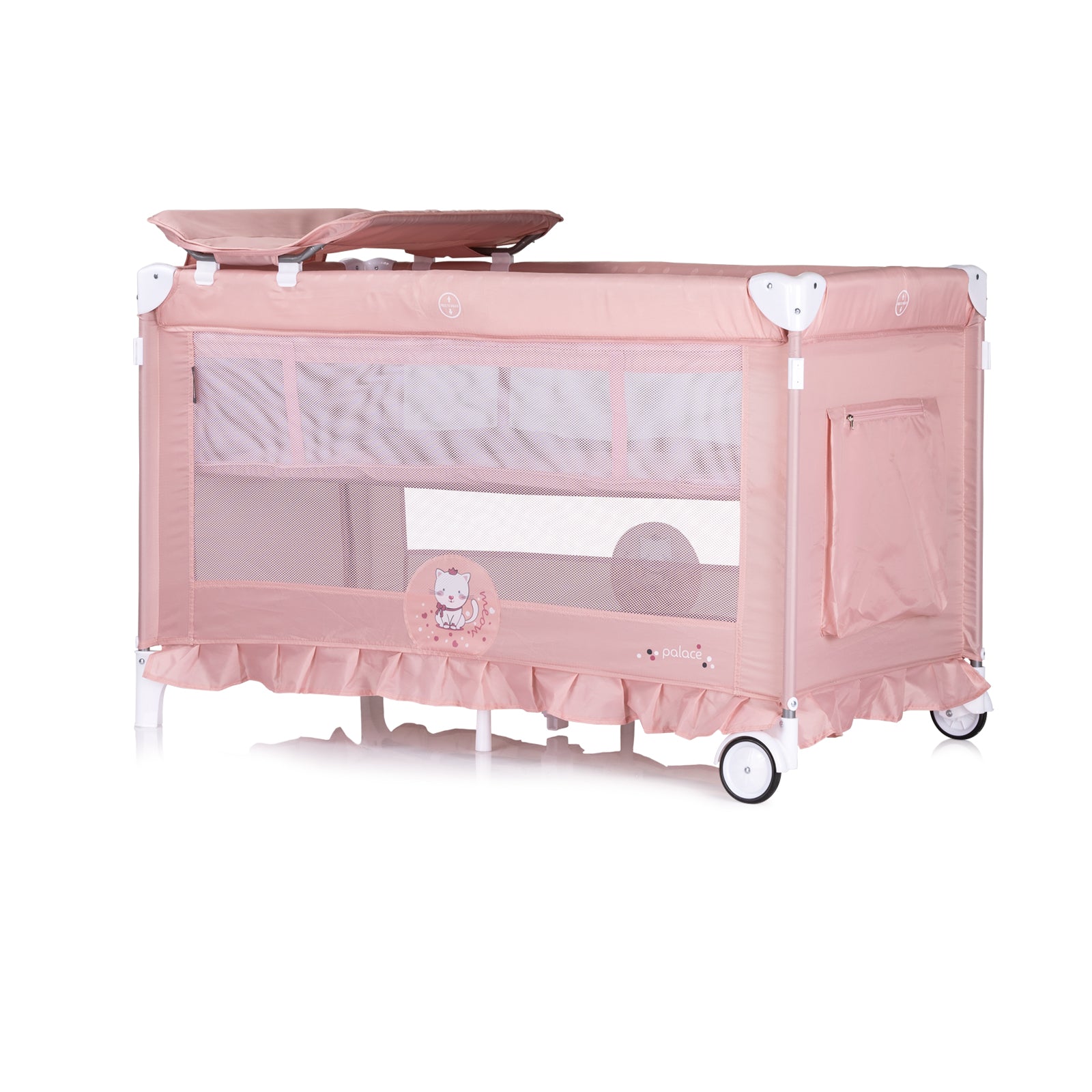 Locuință de joacă portabilă pentru copii, tip pisoi, roz