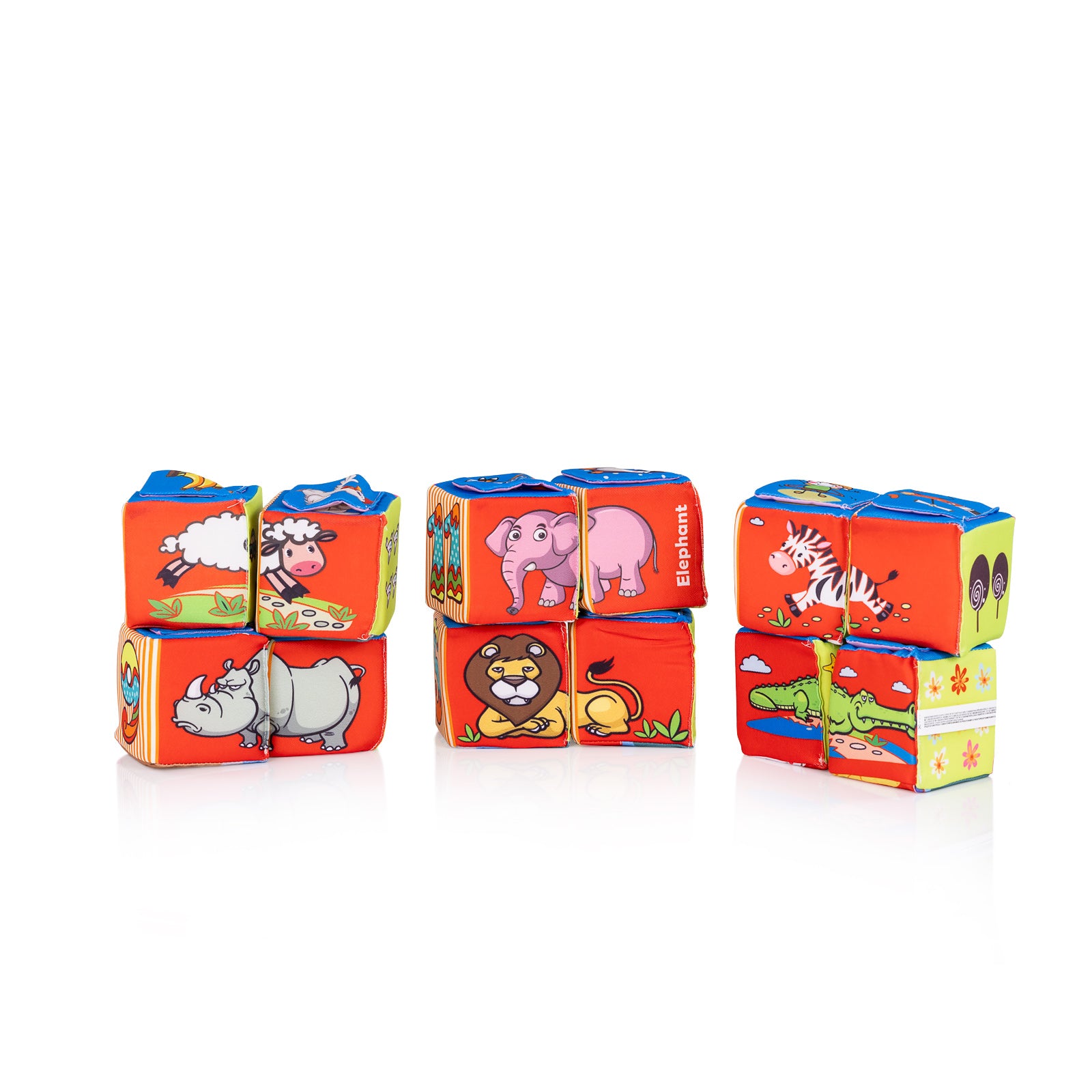 Комплект Меки Кубчета За Игра 12 Броя Chipolino