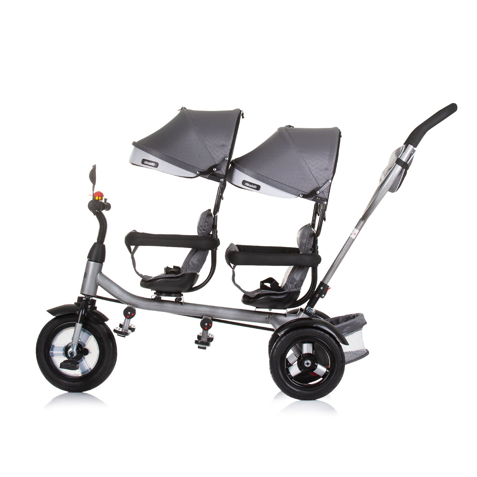 Триколка За Близнаци "2Play"Сребристо Си --- BebeMama