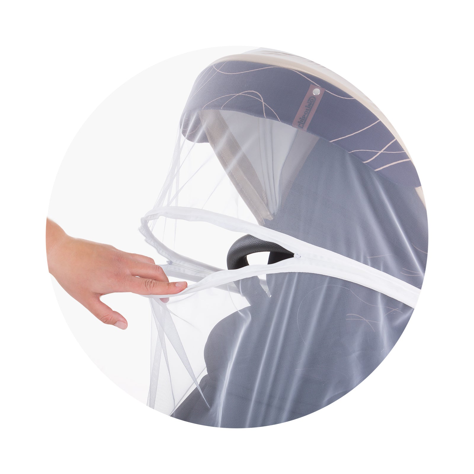 Мрежа За Количка Лукс Бяла --- BebeMama