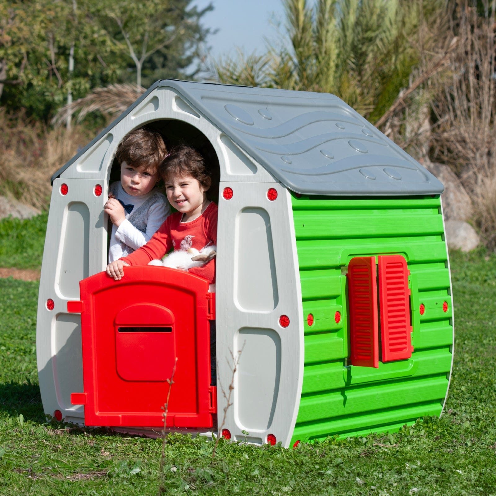 Детска Къща За Игра Magical House Сива