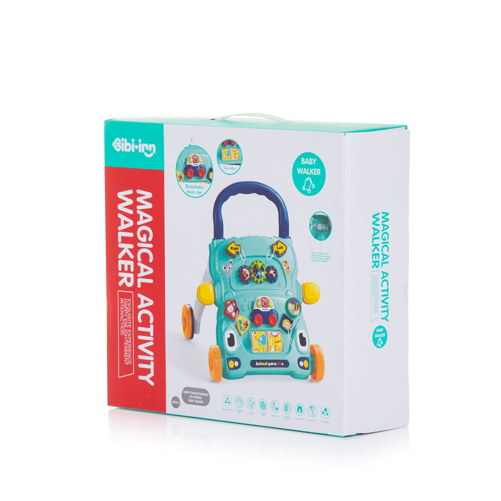 Муз.Игр.На Колела"Весели Животинки"Розов --- BebeMama