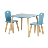 Комплект Маса С Два Стола Mdf Сини Chipolino