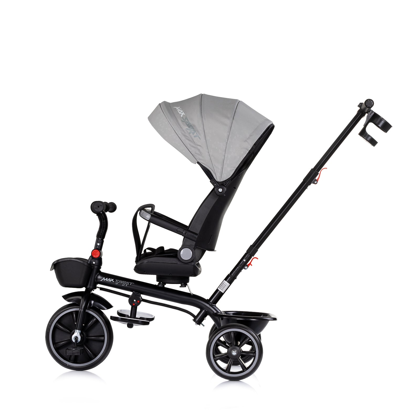 Триколка Със Сенник Max Sport Сива Chipolino