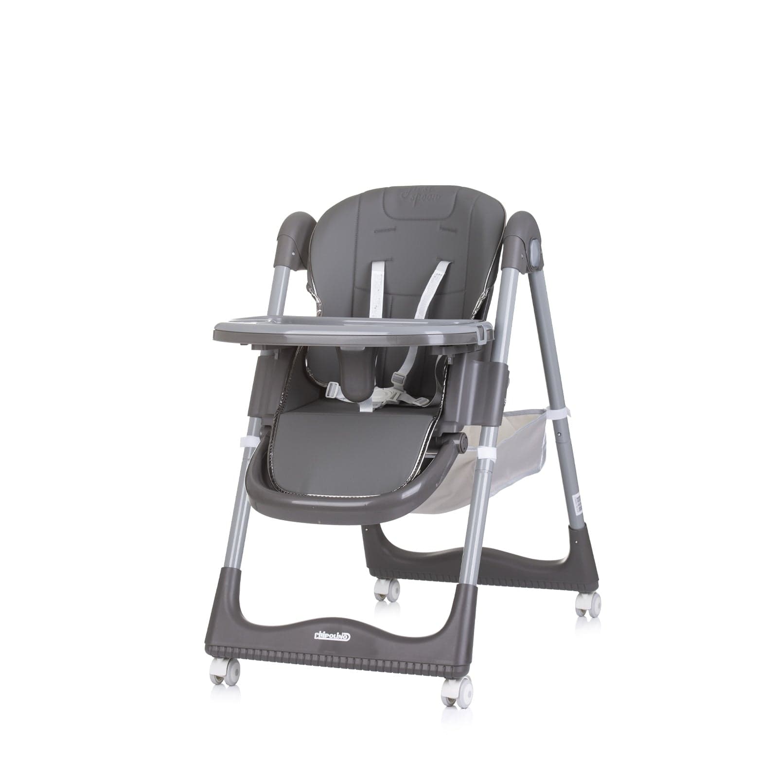 Scaun înalt „First Spoon” Gri