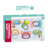 Zornăitoare și jucărie de dentiție pentru bebeluși, 6 bucăți.