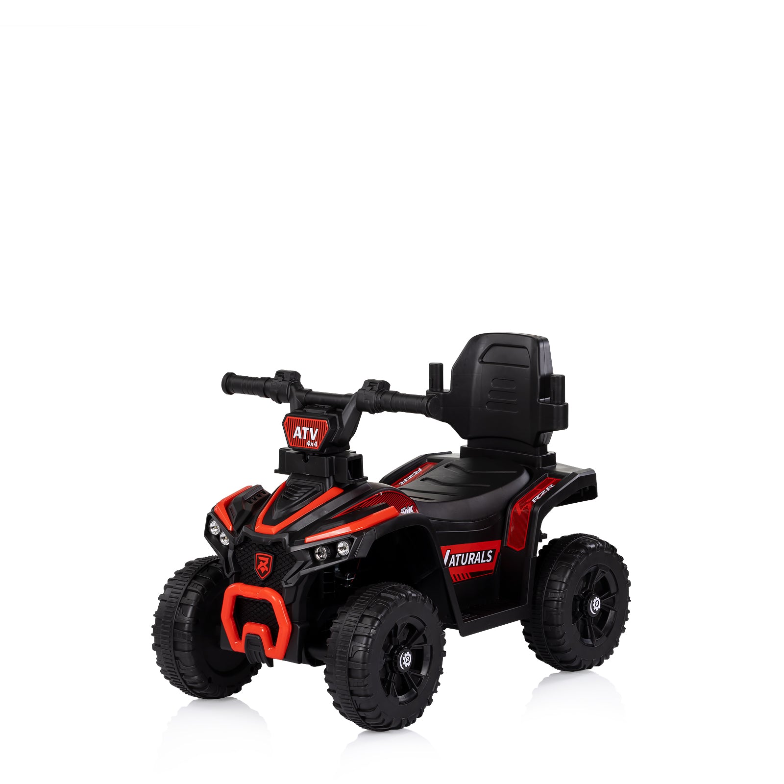 Количка За Яздене С Дръжка "atv" Червена Chipolino