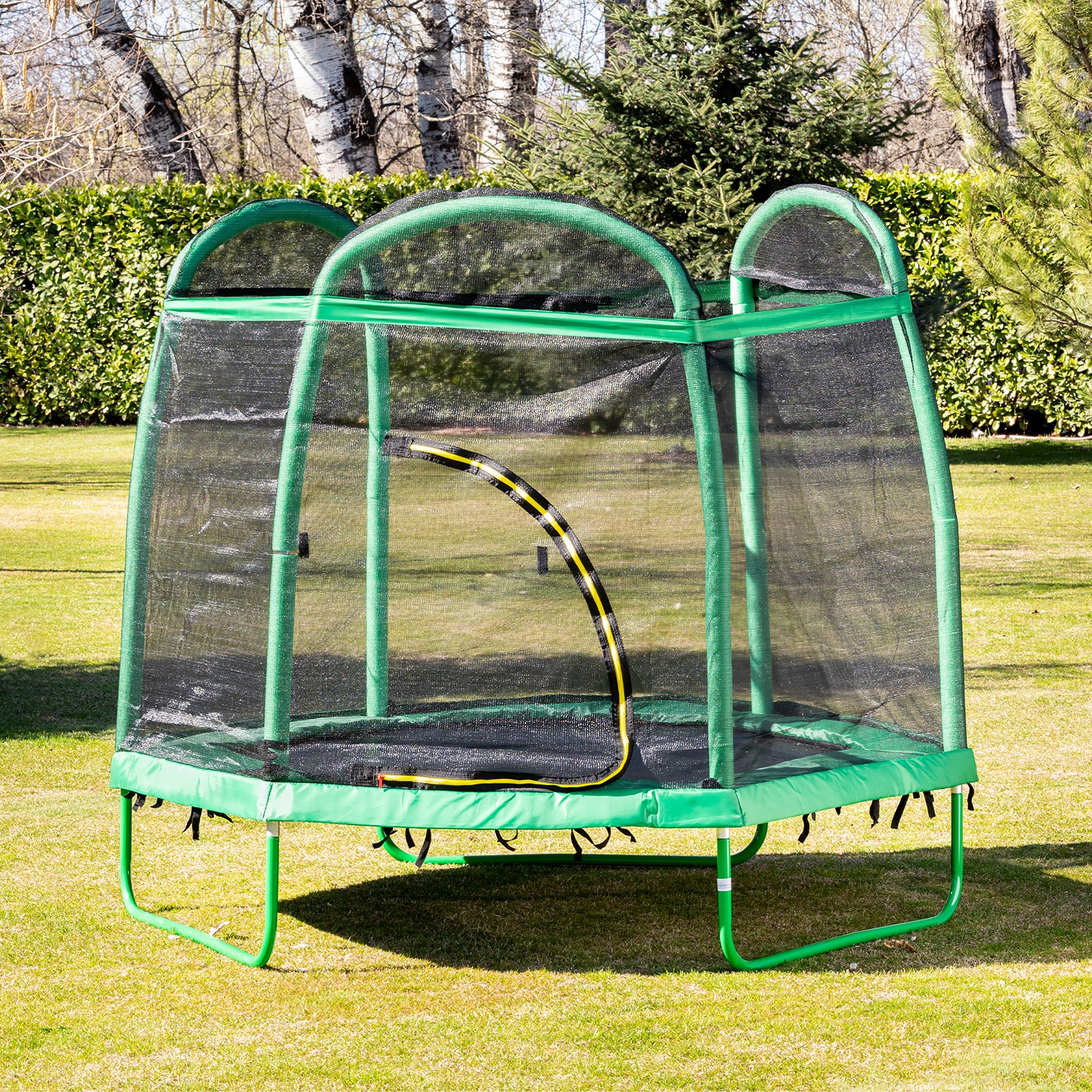 Trambulina mare pentru petreceri, 215 cm, verde
