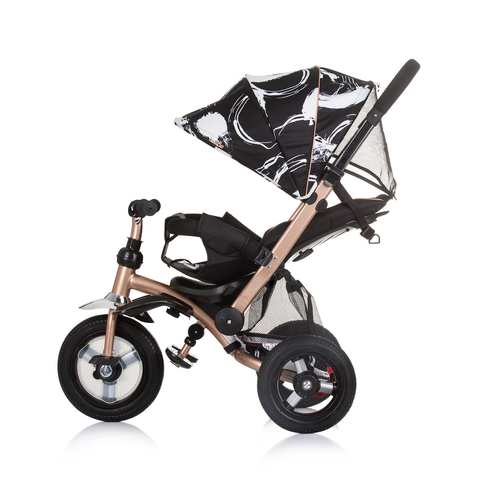 Триколка Със Сенник "Болид" Мастилен Арт --- BebeMama