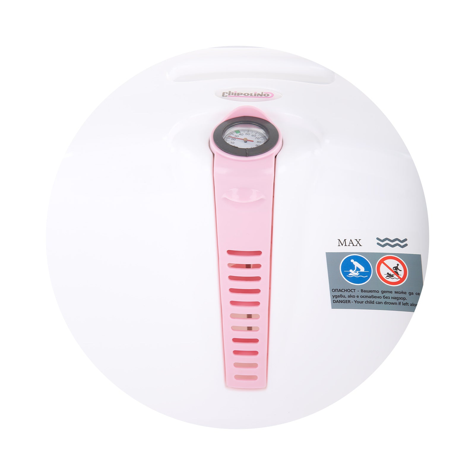 Вана с подложка и стойka Вела (87см)-роз --- BebeMama