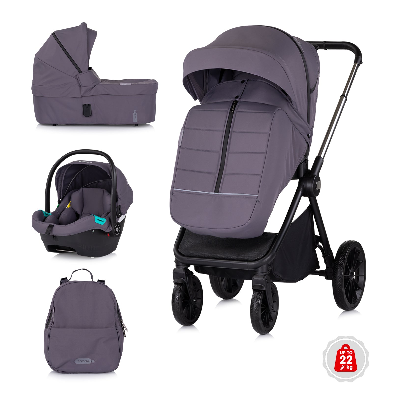 Carucior pentru copii 3 B1 "Encanto" Cloud