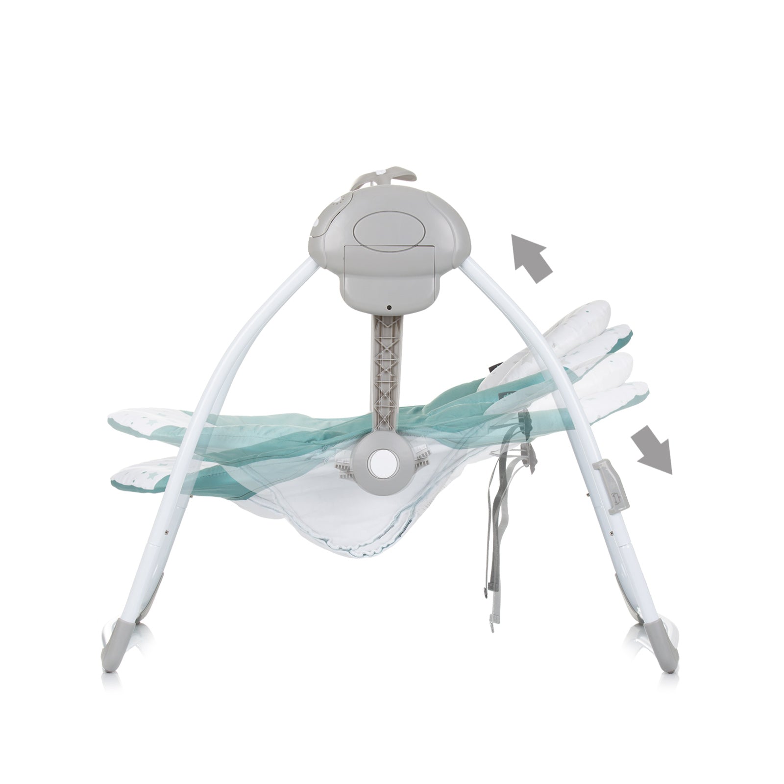 Електрическа Люлка "Moonlight" Зелено --- BebeMama