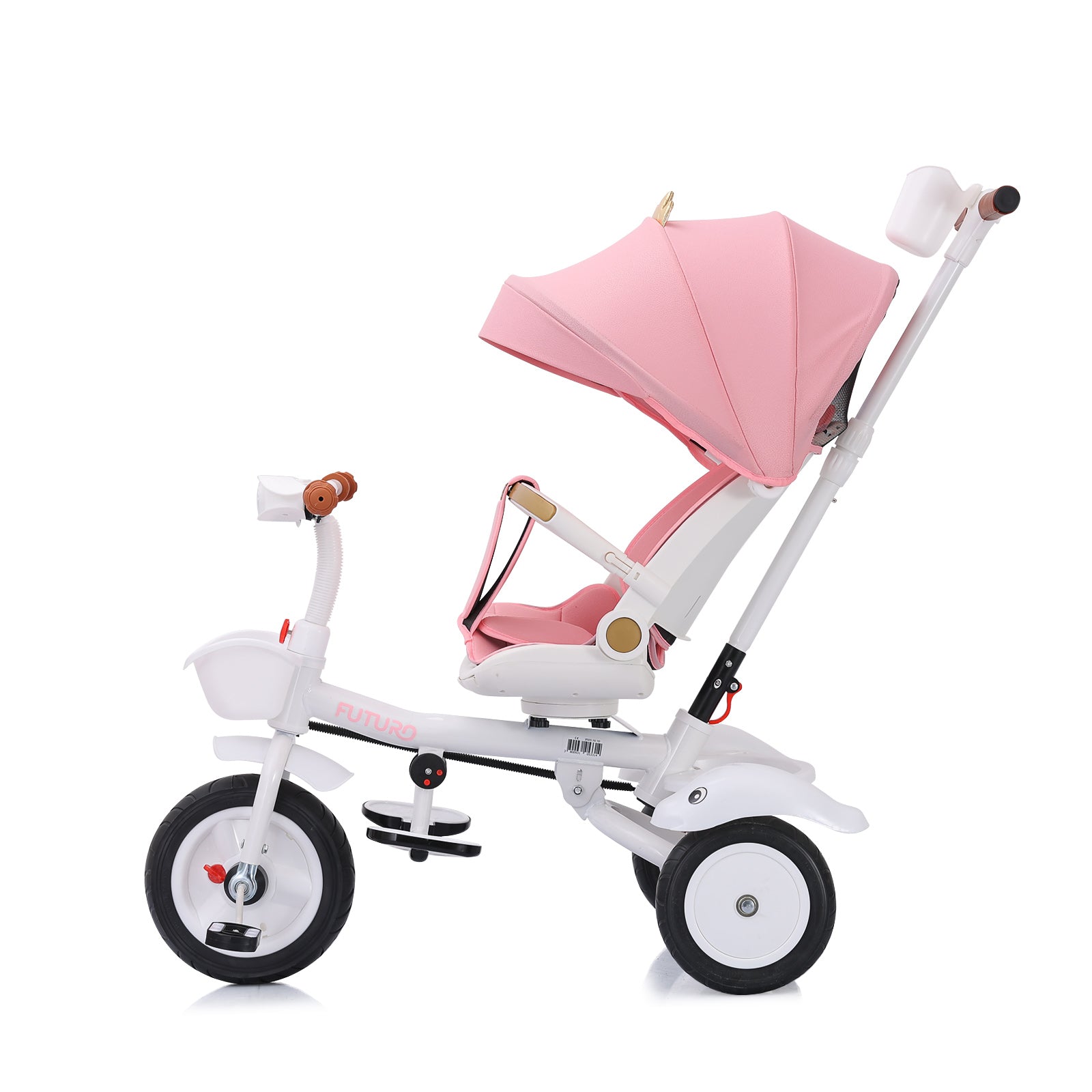 Tricicletă Futuro Princess cu baldachin