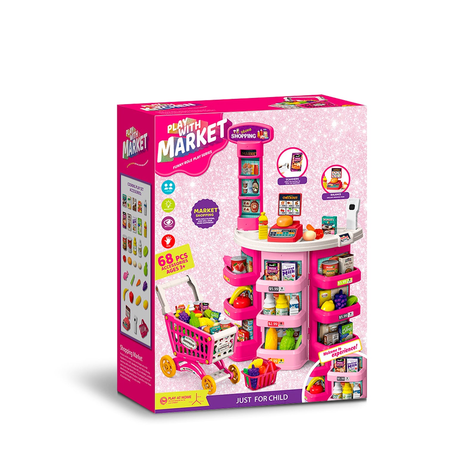 Дет.Игр.Супермаркет С К-Ка За Пазар78 См