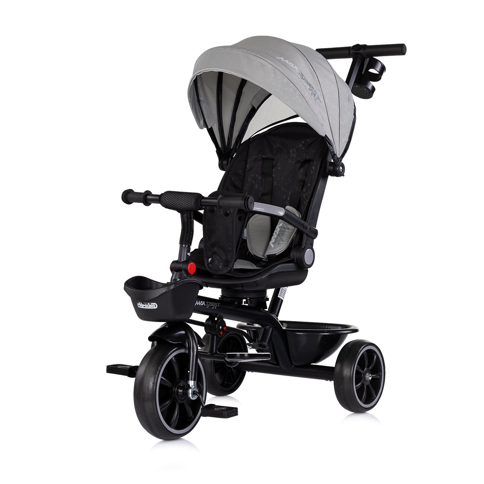 Триколка Със Сенник Max Sport Сива Chipolino