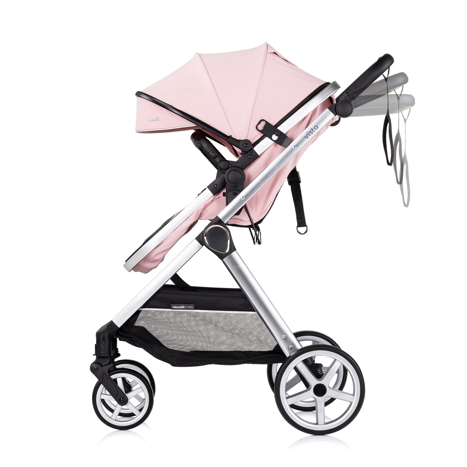 Cărucior pentru bebeluși „Vista” roz Marshmallow