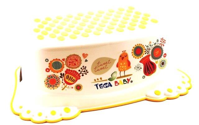 Подложка За Стъпване "Фолк" Бяла - Аксесоари За Баня - Chipolino - BebeMama