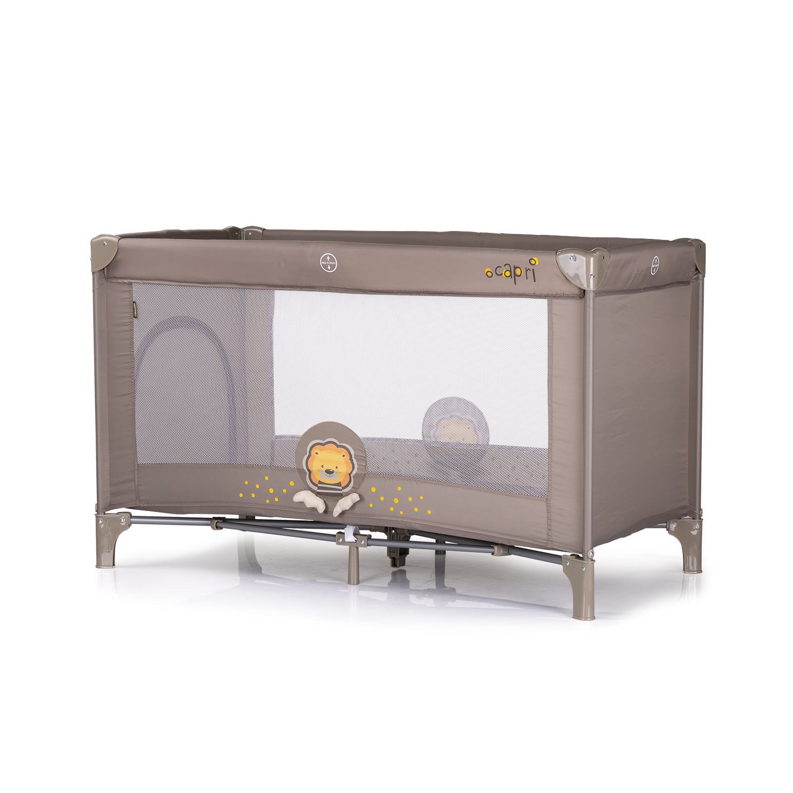 Țarc portabil „Capri” Leu Pui Bej