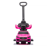Кола Дръжка Mercedes C Class Розова Chipolino