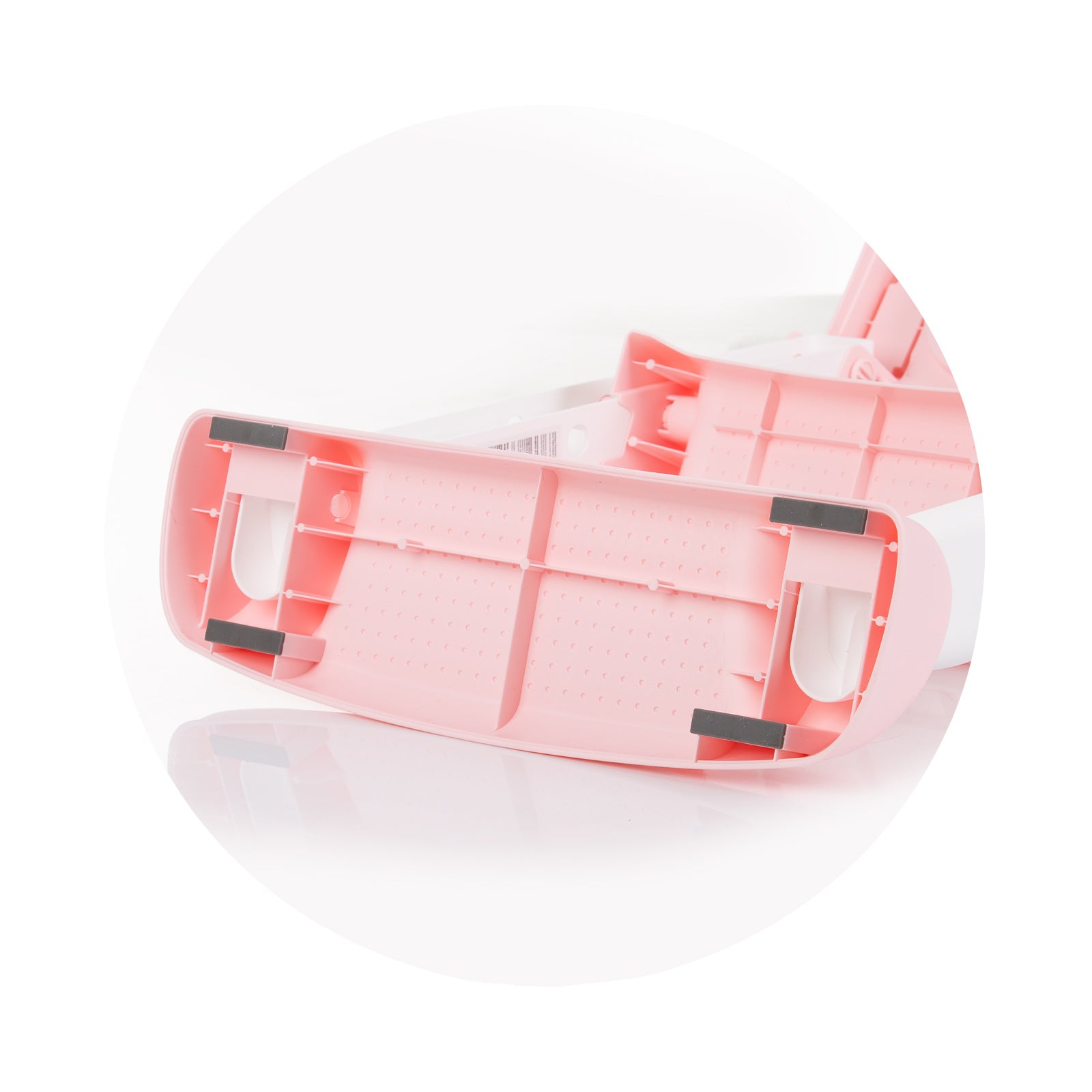 Тоалетна Седалка Със Стълба Скипи-Розова